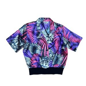Notations Pink and Purple Patterned Blouse